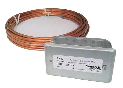 Veris TAJI0 Averaging Temperature Sensor, 24 ft Tube, 1 kOhm Balco [New]