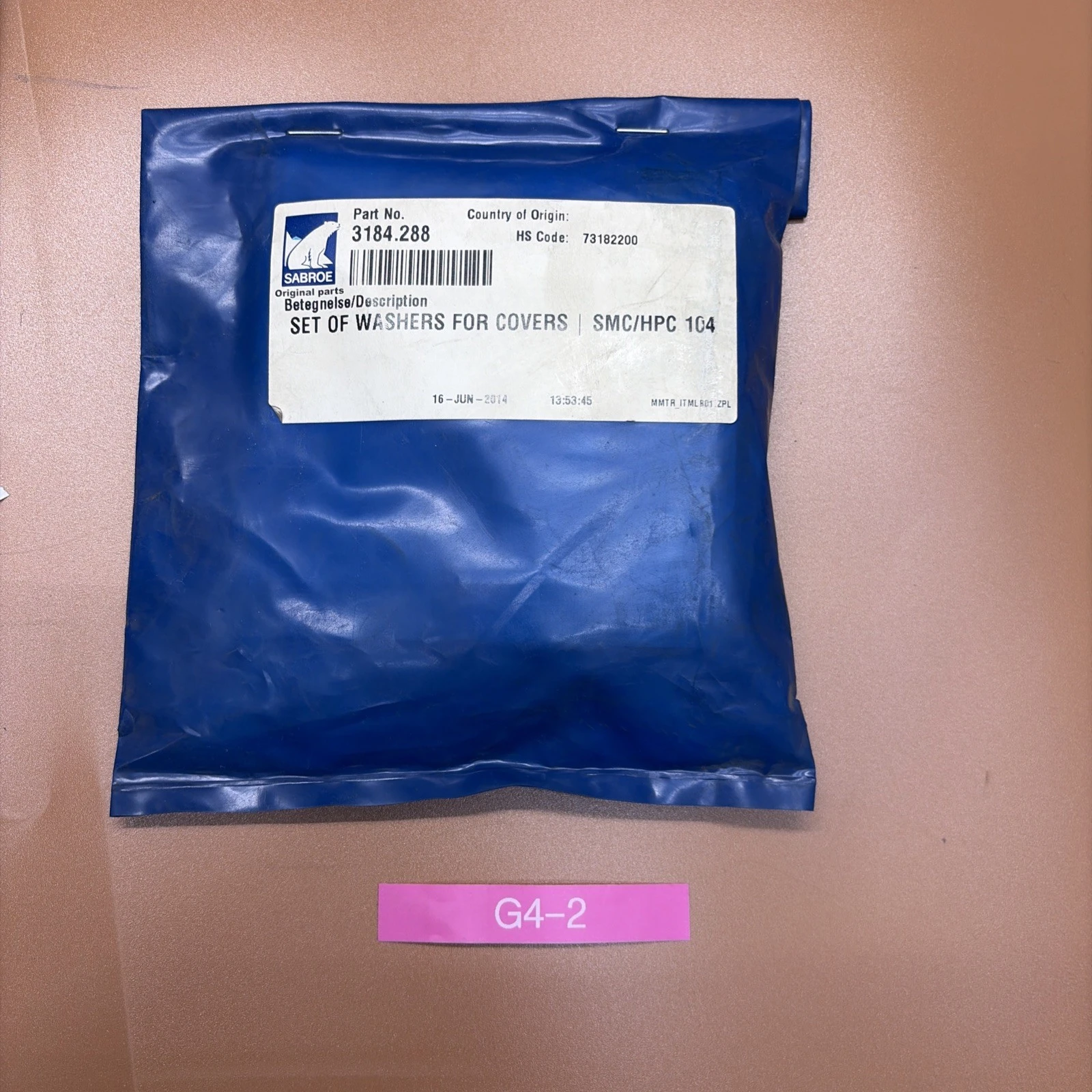 NEW Sabroe 3184.288