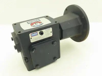 Leeson IronMan BM821-25-R-56 Worm Gearbox 25:1 Reducer 1Hp 70rpm 56C RH