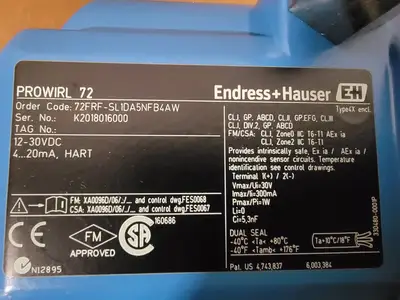 NEW ENDRESS+HAUSER 72FRF 72FRF-SL1DA5NFB4AW
