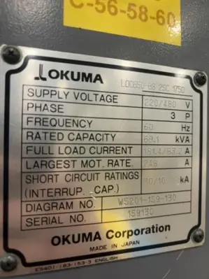 Used 2011 OKUMA LOC650B8 2SC 1750 CNC Lathes Ohio US | HGR 24 #1329046