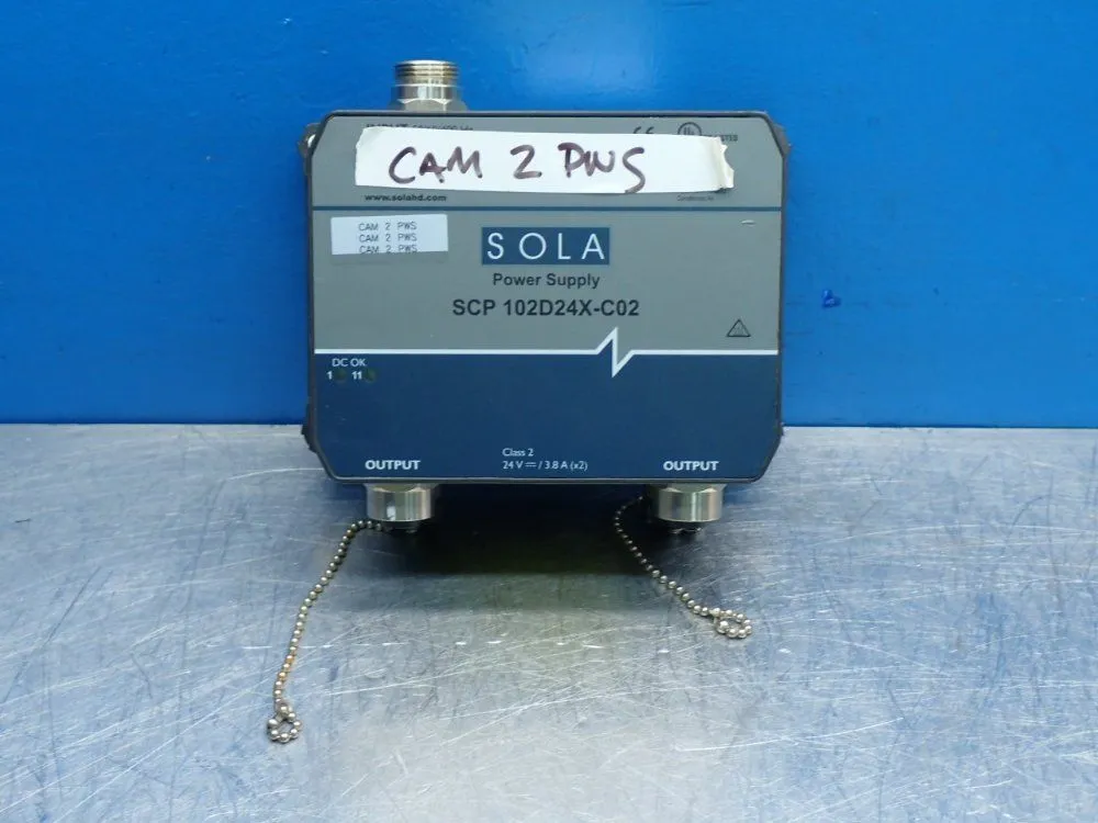 Used SOLA SCP102D24XC02 Power Supplies | HGR 24 #738820