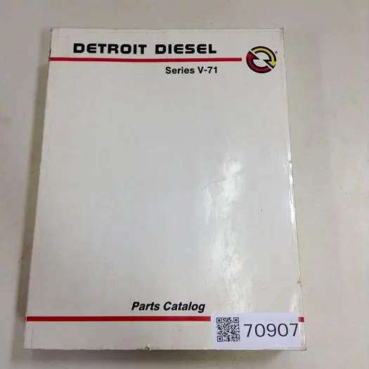 Used DETROIT DIESEL CATALOG907 Manuals Michigan US | Ideal Machinery #567400