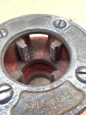 Rigid Set Of 3 Manual Pipe Threader Die Head 3/8″ and 1″