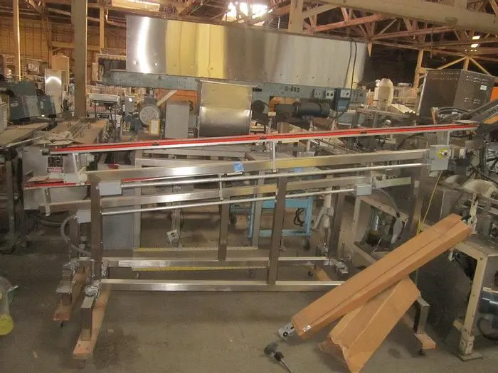 Conveyor, Belt, 0.375" x 8'3", S/st, Syringe, Incline, (2) #C739254