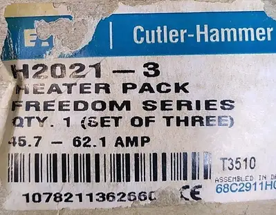 Eaton H2021-3 Heater Coil Pack Loc4E25