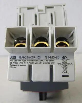 Used ABB MS132 Starters California US | Bay Line Tool #1316348