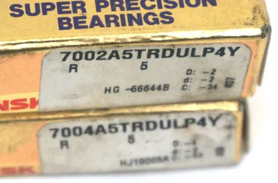 NEW SET OF NSK 7002A5TRDULP4Y SUPER PRECISION BEARINGS