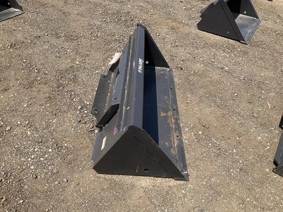 New old stock Paladin 44” smooth bucket for a mini skid steer, welded on cutting edge, mini skid ste...