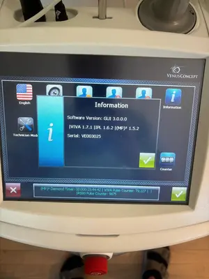 Used 2017 VENUS CONCEPTS VERSA W/ 6 HAND PIECES, VIVA, DIAMOND, OCTIPOLAR, HAIR REMOVAL, SKIN REJUVENATION Lasers / Laser Systems Minnesota US | Midwest Medical #1467836