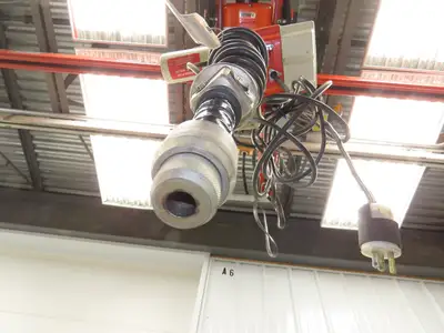 Harrington ED525DA 1/4 Ton 525lb Electric Chain Hoist 5' Lift 10-44FPM 1Ph 115V