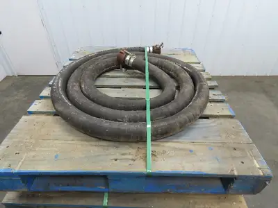Alfagomma T-750  2"x 20' Black Rubber Sand & Shot Blast Hose 4-Ply 150 PSI
