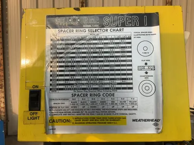 Used WEATHERHEAD T-420 COLL-O-CRIMP SUPER I HYDRAULIC HOSE CRIMPER Crimpers Michigan US | Miedema Asset Management Group #1357773