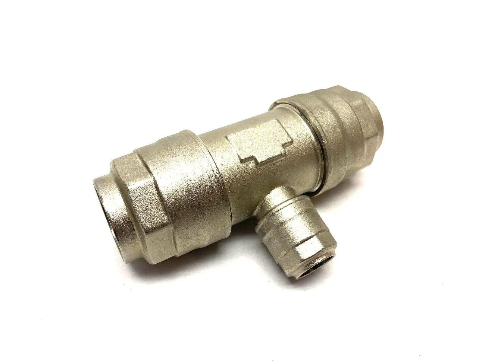 USED CHAMPION INFINITY QUICK-LOCK ALUMINUM OUTLET TEE UNION FITTING 40MM X 20MM