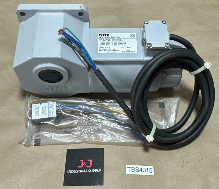 New | in-Stock NISSEI GTR HFV-18R-20-T60 Motors (misc) | J&J Industrial Supply #543505