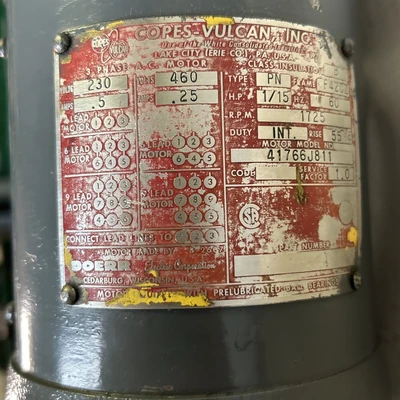 Used COPES VULCAN ,41766 J811 Industrial Controls Ohio US | Surplus Asset Holdings #1507110