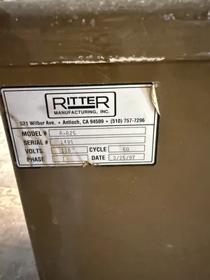 R-825 | Ritter | Boring Machine