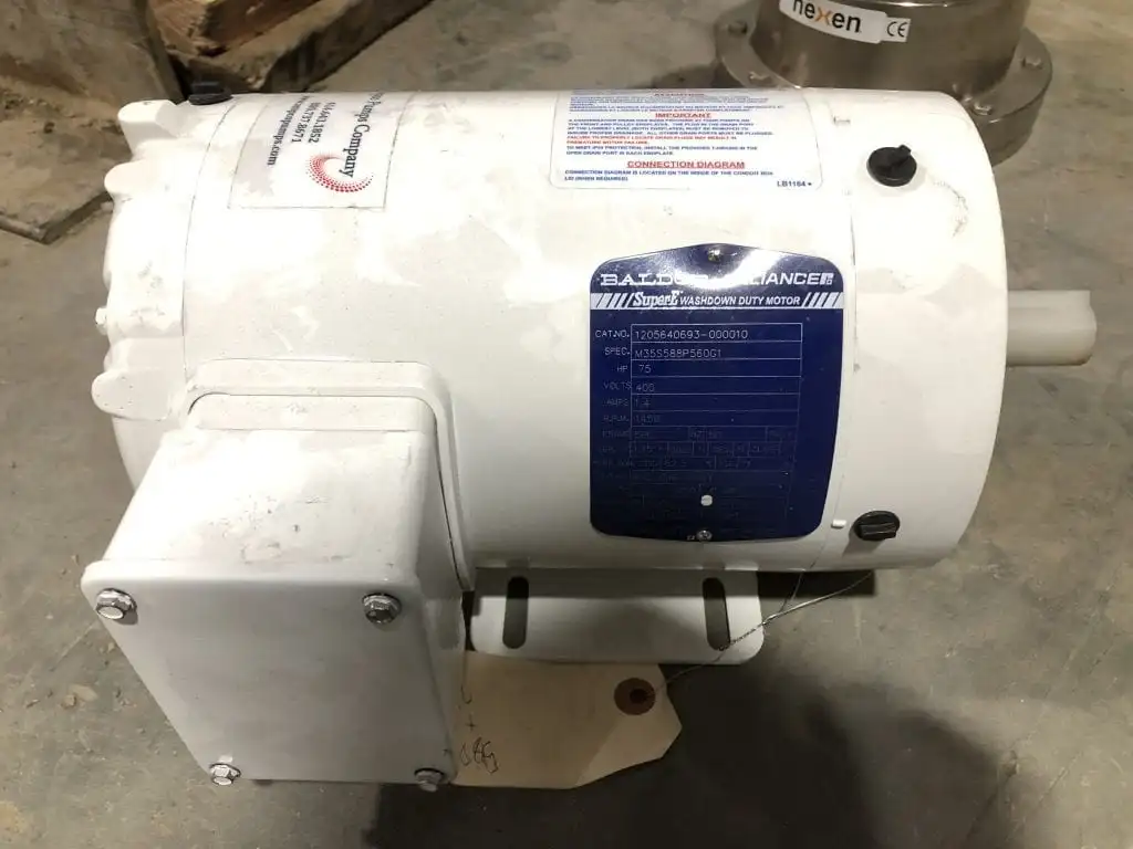 Baldor 1205640693-000010 0.75HP Stainless Washdown Motor 1450RPM 400V 3PH