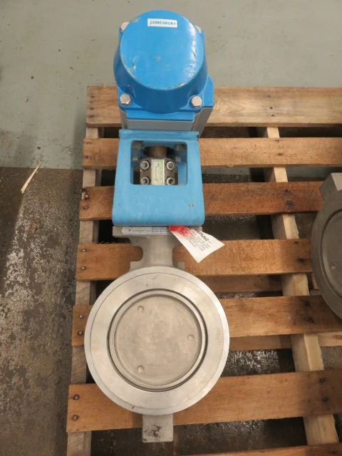Jamesbury 8"-300 Wafer Sphere Valve with Actuator , Unused Spare Room