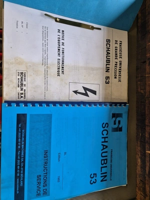 SCHAUBLIN Universal Mill, in very good used condition