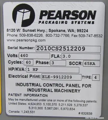 USED PEARSON CS25-T