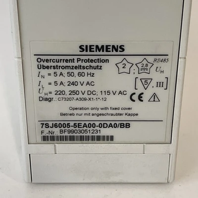 NEW Siemens 7SJ6005-5EA00-0DA0/BB