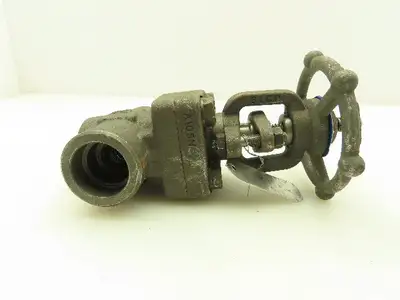 DSI 4101A5-18 Steel 1" NPT Threaded x Socket Gate Valve 1990 PSI #800  LOT OF 2