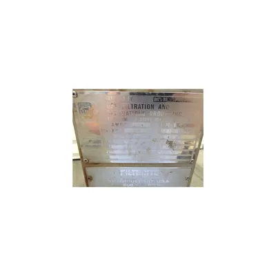 Used 3" Usf Filtration Stainless Steel Filter