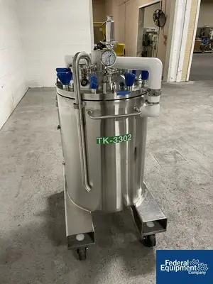 USED ITT 125 Liter Integrated Biosystems Cryovessel, 316L S/S, 50/65#