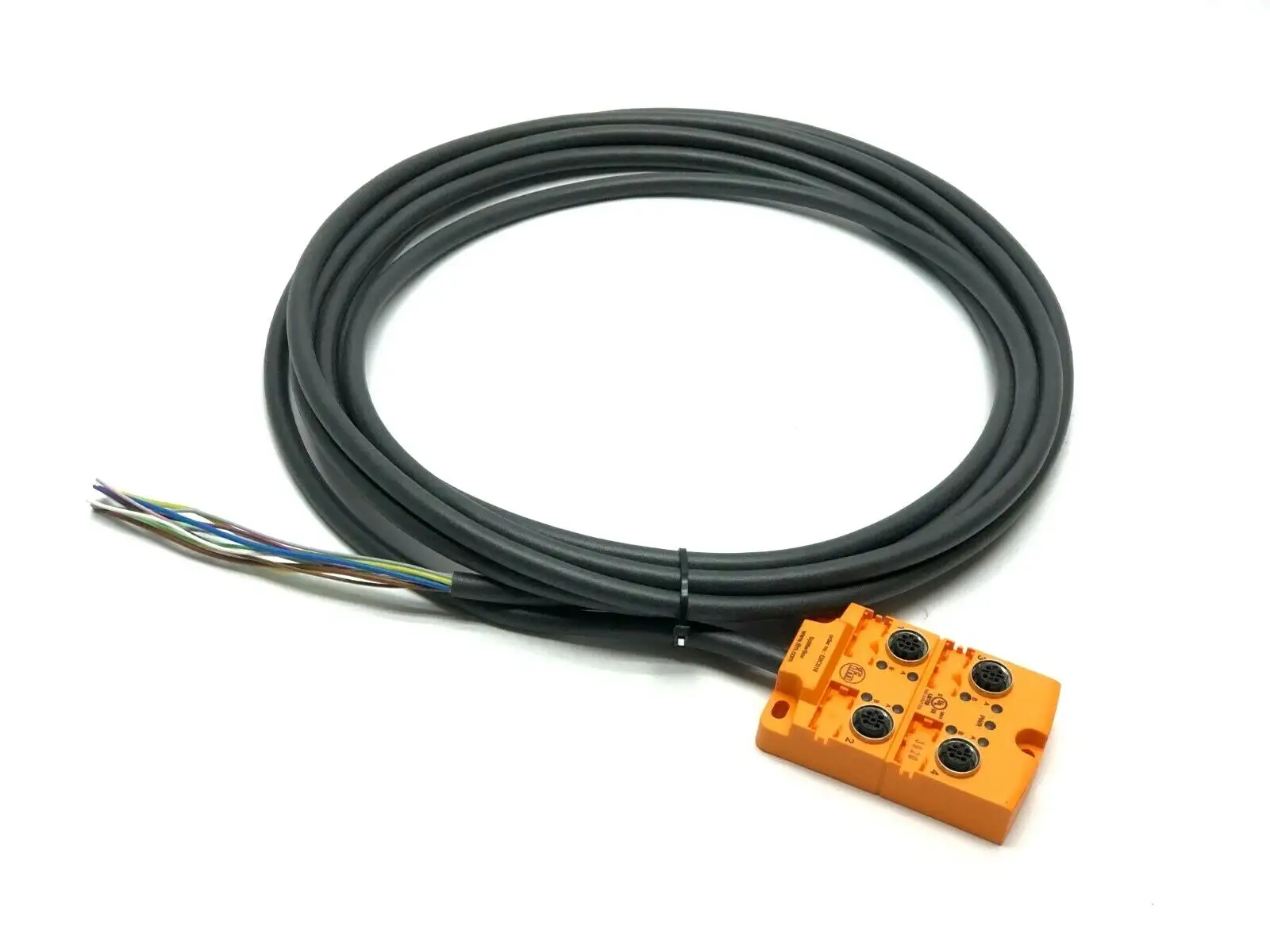 EBC016 | IFM  Wiring Block 5m Cable M12 ZDO4H059MSS0005H11 - New Other