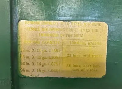 WYSONG 3572 Press Brake | Universal Press & Machinery (UPM) (10)