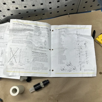 New LMI MILTON ROY Injection Check Valve& Discharge Tubing Kit Fast 🇺🇸 Shipped