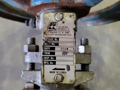 USED FLOW CONTROL COMPONENTS LTD. F-0064C-13S
