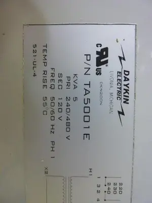 USED DAYKIN TA5001E