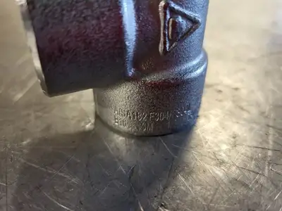 1/2" Stainless Steel Tee A/SA182 F304/F304L N2480 B16 3M