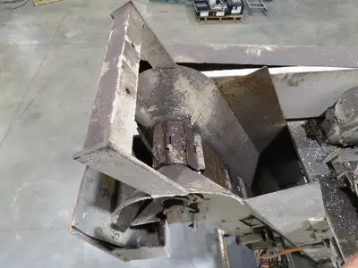 Spectrum Automation 0345HD Steel Hopper Parts Feeder Floorbin Elevator Conveyor