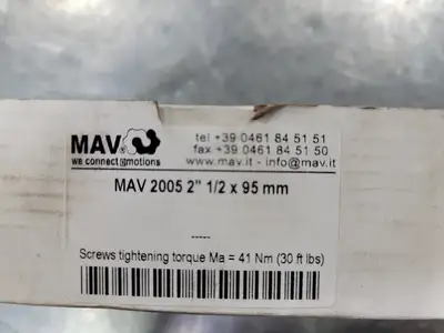 2-1/2" x 95 mm Locking Assembly/Keyless Bushing 2005