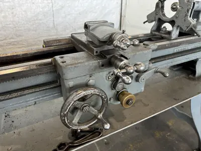 10.5" X 36" SHELDON ENGINE LATHE. STOCK # 0895124