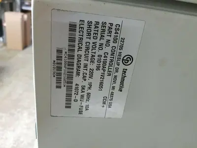 Techmotive C4100AP1V216051 System Controller CS4100 230V