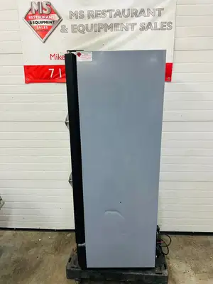 True GDM-12-HC-LD Single Swing Glass Door Merchandiser Refrigerator Refurbished Tested and Working