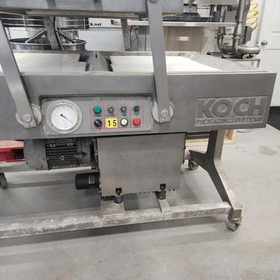 KOCH Ultravac Double Chamber Vacuum sealer Model 2000 B Ser.# 1172 240V 60Hz 20amp # 1587