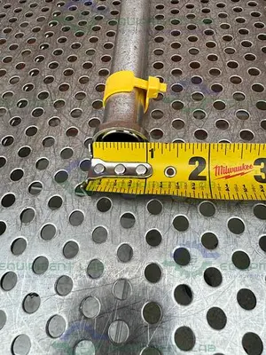 USED LOT OF 3 - 316 STAINLESS STEEL PIPE STRAIGHT CONNECTOR 9" X 3/4"
