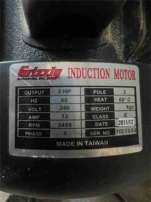 Used 2011 GRIZZLY G0562ZP Dust Collectors California US | MachineryMax #1319632