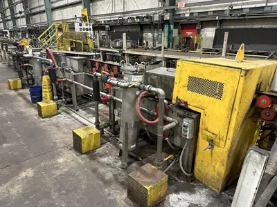 4" CAPACITY ULTRASONIC BAR & TUBE CONTINUOUS WASHER: STOCK #22589