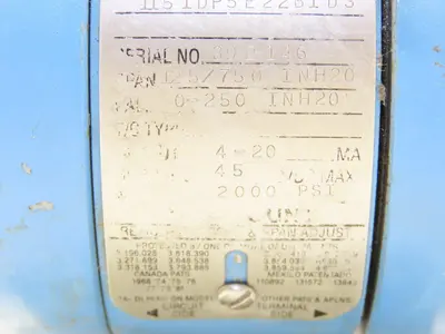 Rosemount 1151DP5E22B1D3 1151DP5E22B1D3 Pressure Transmitter 45VDC 2000 PSI