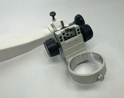 Used Unbranded Adjustable Stereo Microscope Focus Rack, 76mm Collar Dia. w/ Swin Microscope Accessories Michigan US | Maverick Industrial Sales #1395381