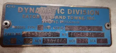 USED DYNAMATIC 15-37900