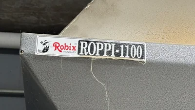 Robix Roppi-1100 Two-Roller 5hp Grain Mill & Premier Stainless Grist Case 3000lbs per hour!