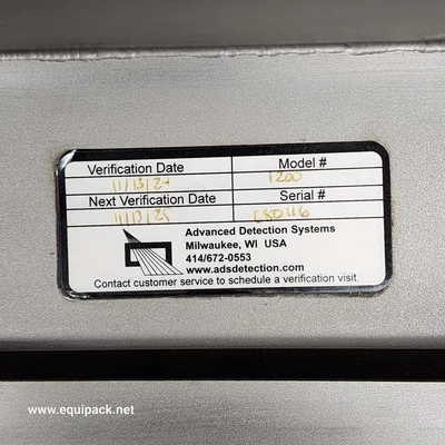 METAL DETECTOR ADVANCED DETECTION SYSTEMS DETECTEUR DE METAL SERIES 1200  # 15243