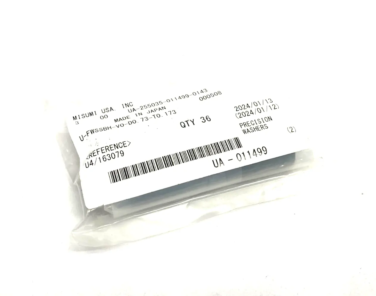 New | in-Stock MiSUMi Precision Flat Spacer Washers Hardware Washers Michigan US | Maverick Industrial Sales #1470232